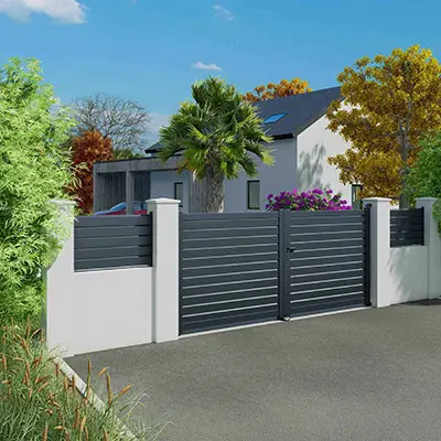 portail en aluminium klos up!